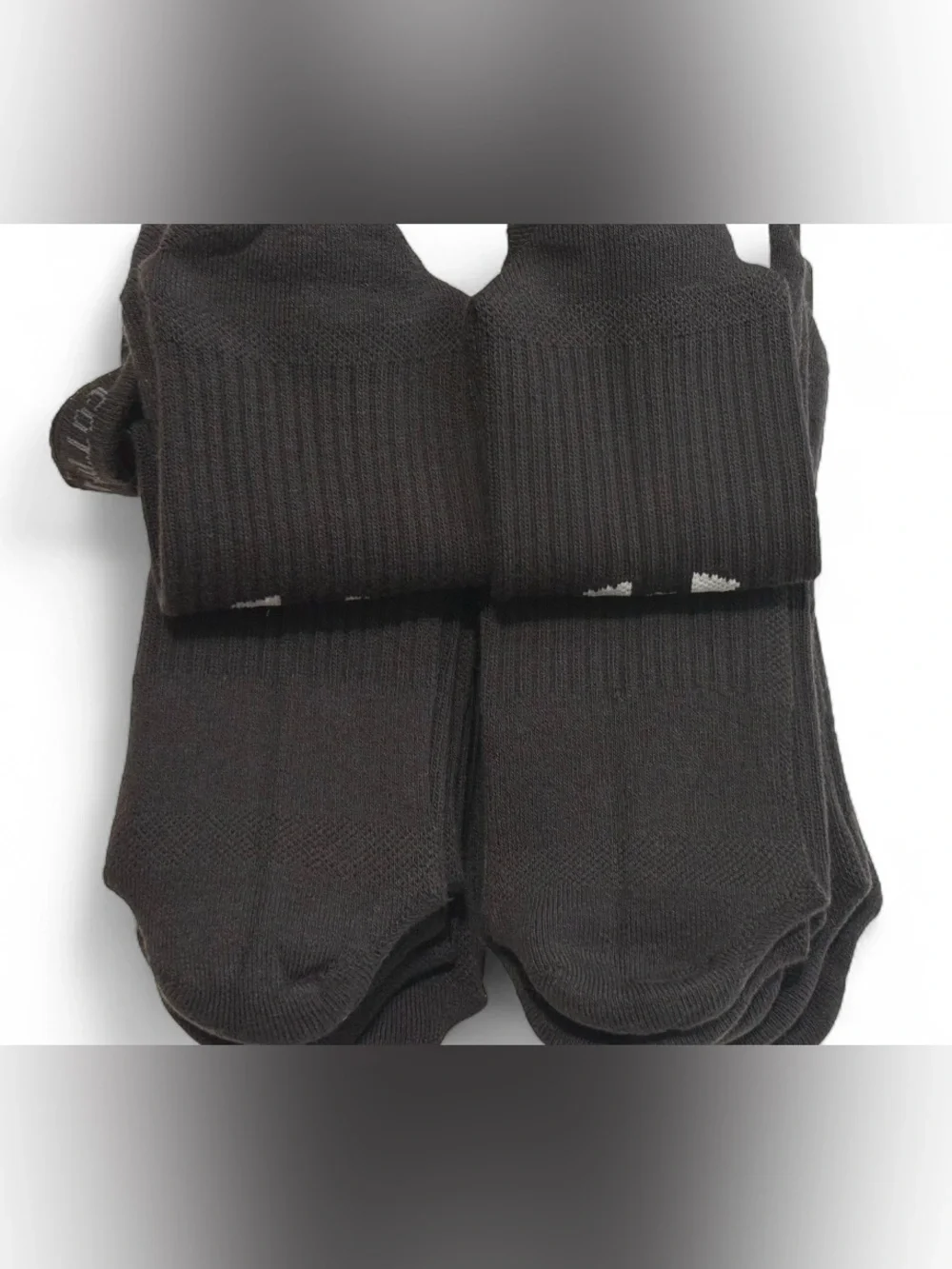 Under Armour Black Athletic Cotton Cushioned Crew Socks - Pack of 36 Pairs Lot
